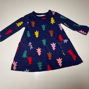 Hanna Andersson Navy Christmas Dress